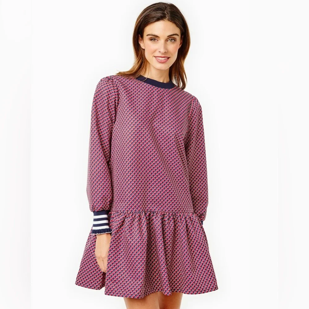 NWT ADDISON BAY Active Crepe Vine Dress - Picture 1 of 8